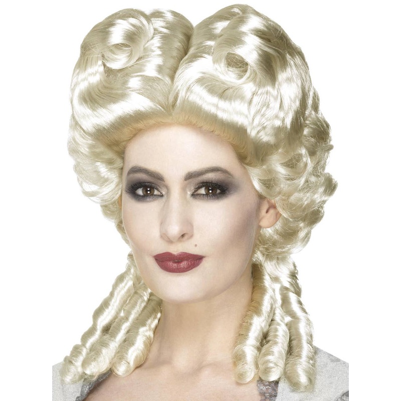 Marie Antoinette White Pouf Upstyle Costume Wig