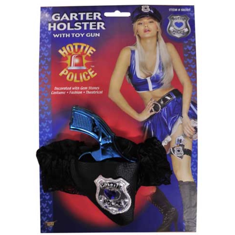 Naughty Cop Leg Garter Mini Gun Holster