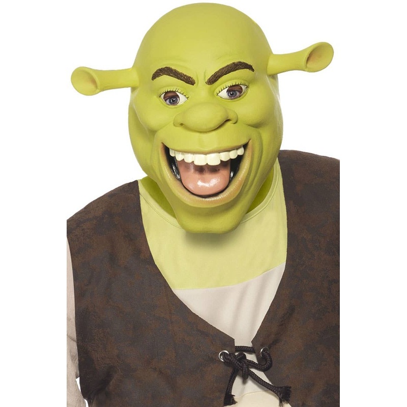 Shrek The Ogre Adults Latex Costume Mask