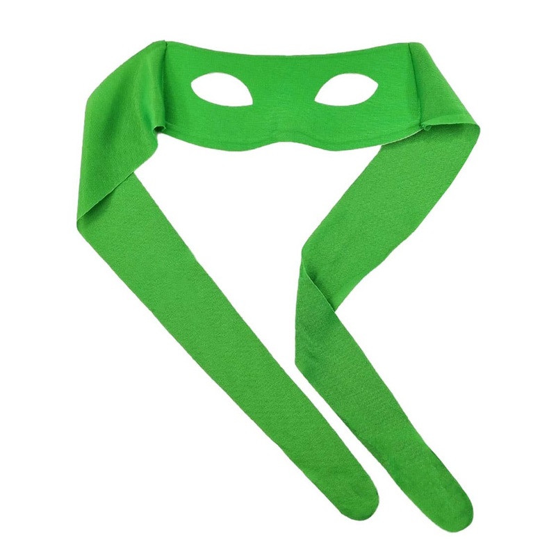 Tie On Green Superhero Mask Costume Accessory