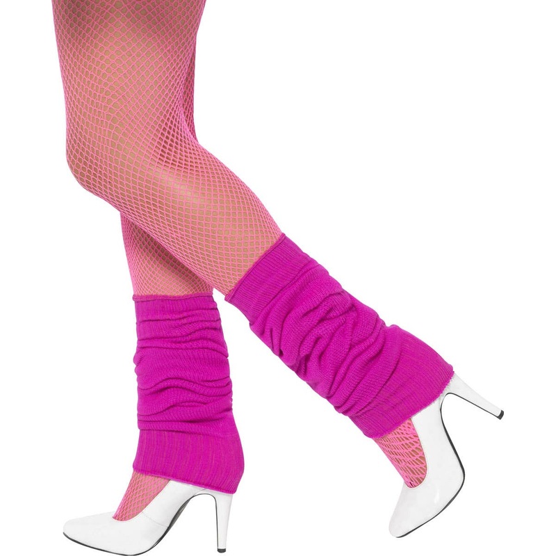 Back to the 80s Hot Pink Leg Warmers