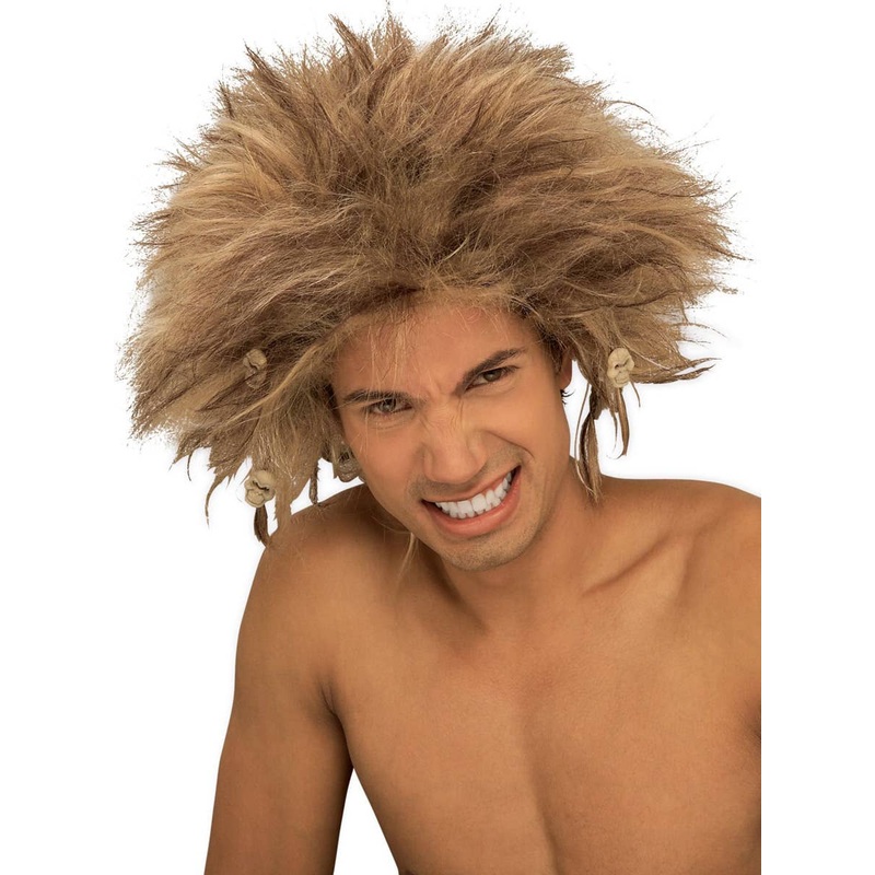 Crazy Caveman Mens Messy Costume Wig