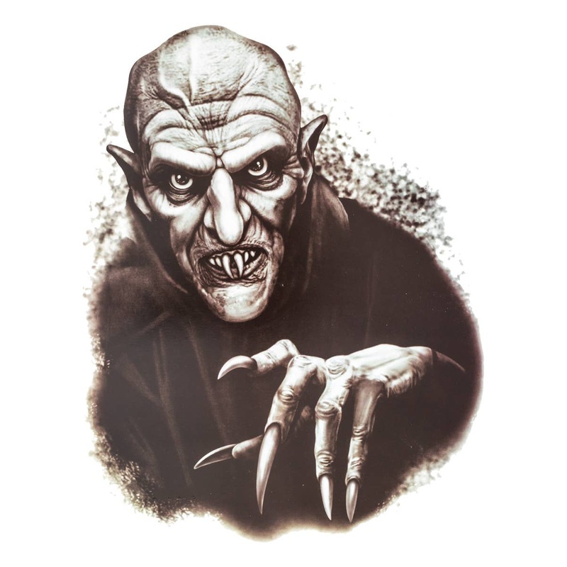 Creepy Vampire Window Cling Halloween Decoration