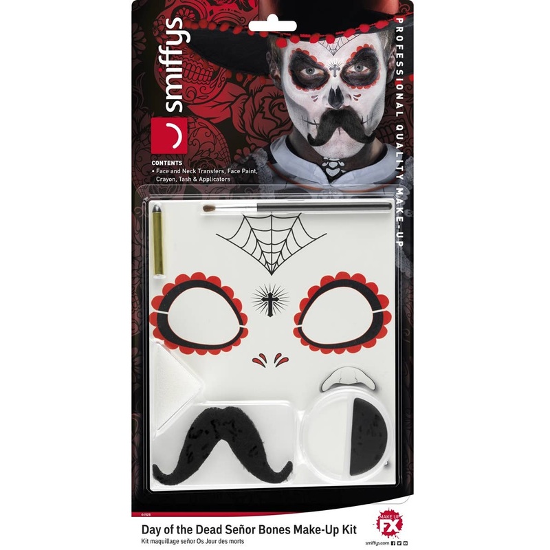 Day of the Dead Senor Bones Costume Makeup Kit