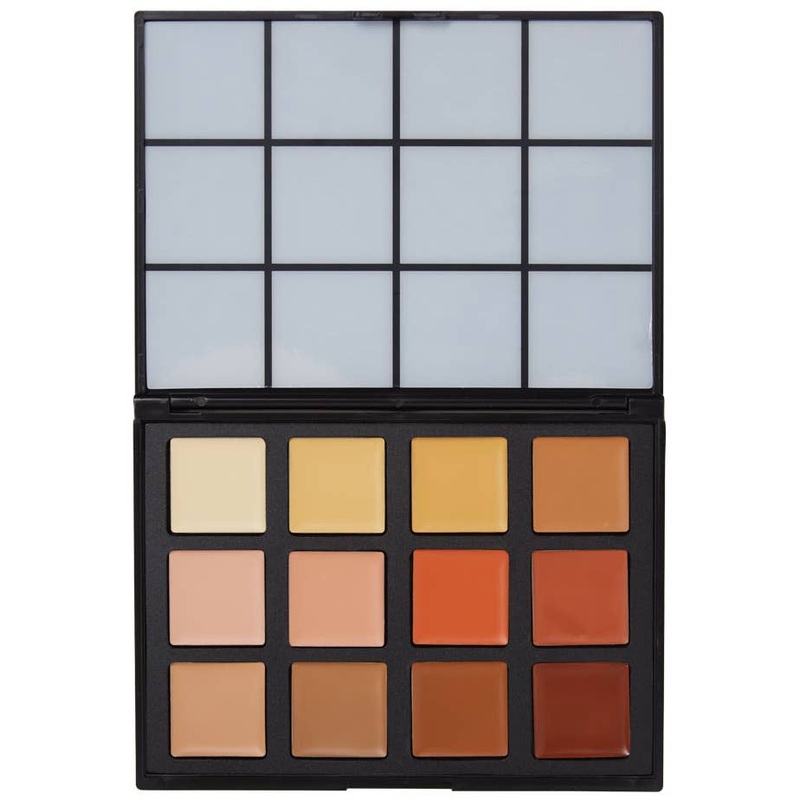 Global 12 Colour Cream Contour Coverup Makeup Palette