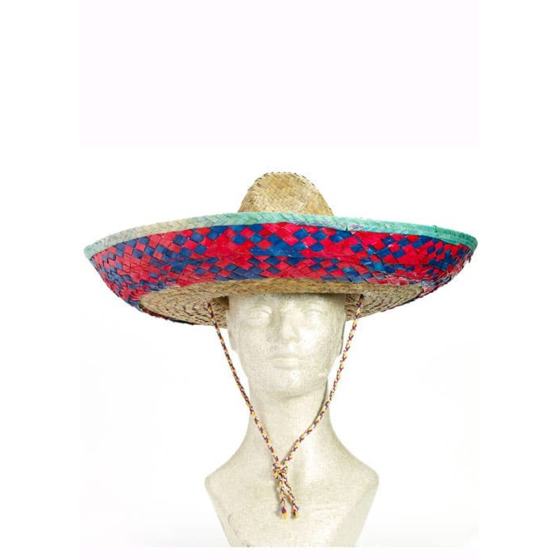 Mexican Sombrero Adults Straw Hat