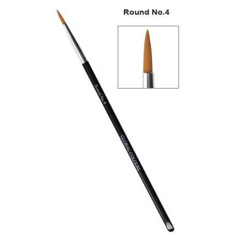 Round No.4 Fine Details Special Effects Makeup Brush