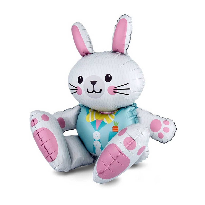 Sitting Easter Bunny Large 76cm Air Fill Foil Balloon