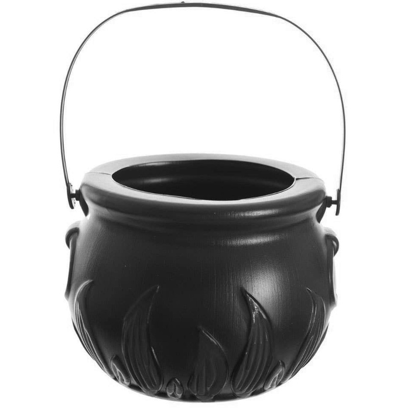 Small Witch Cauldron Halloween Candy Bucket