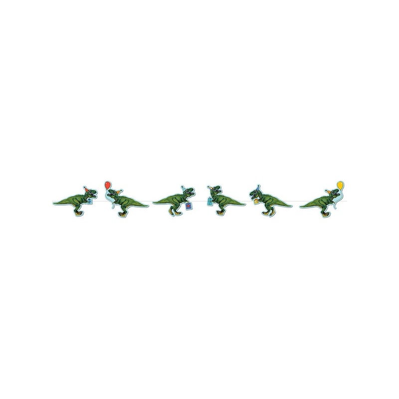 T-Rex Dinosaur Paper Party Bunting