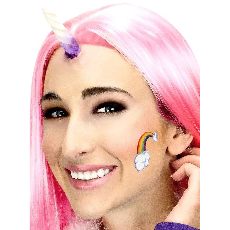 Unicorn Deluxe 3D Horn and Makeup Special Effects Kit