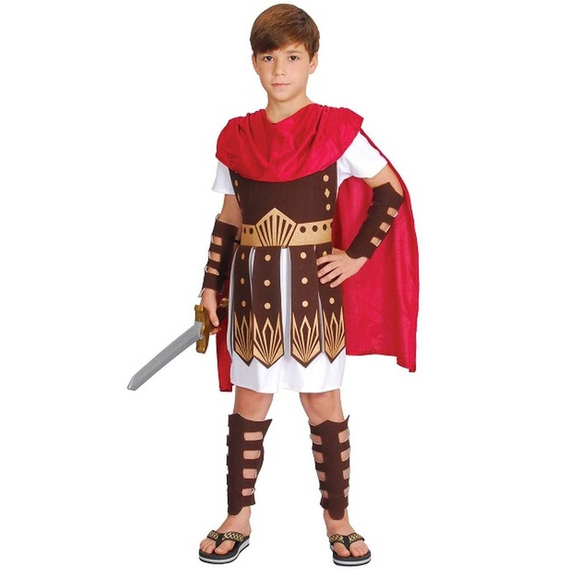 Ancient Roman Gladiator Boys Dress Up Costume