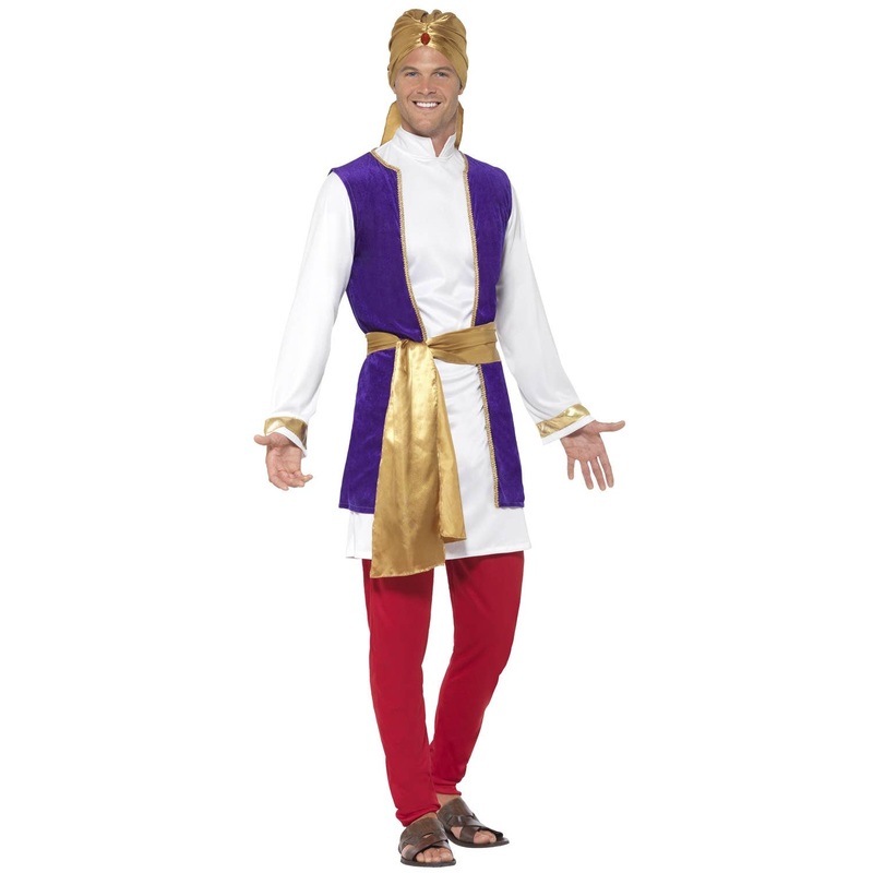 Arabian Prince Mens Fancy Dress Costume