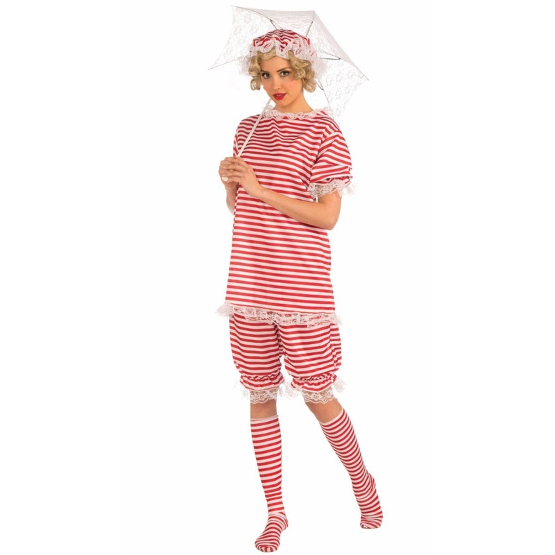 Beachside Betty Womens 1920s Swimwear Costume