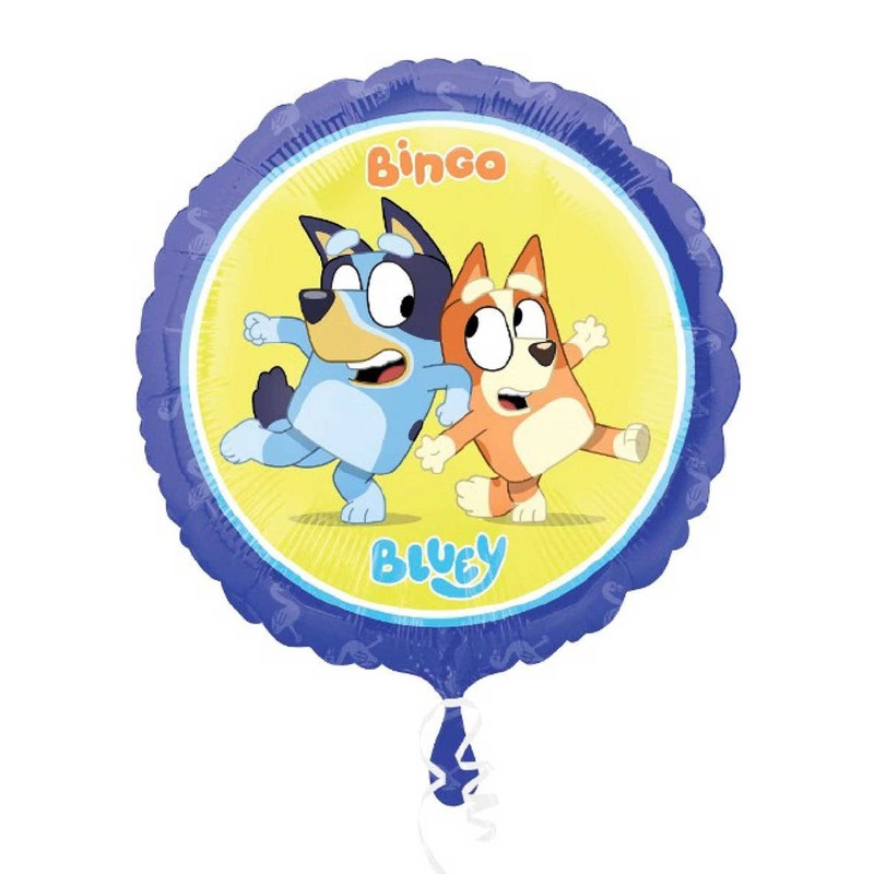 Bluey 45cm Round Foil Balloon Party Decoration