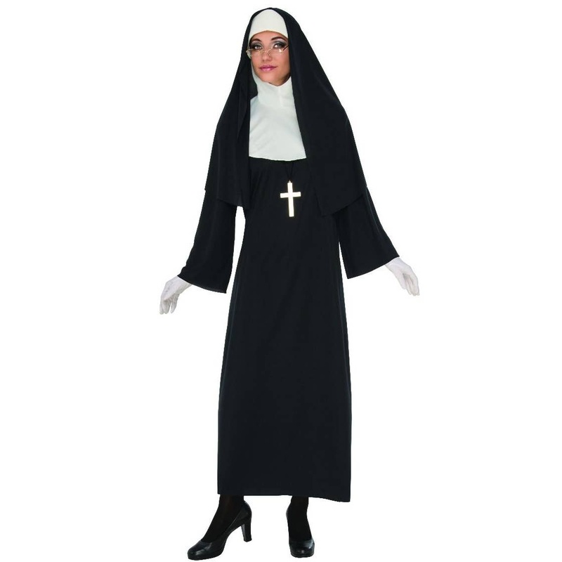 Classic Nun Womens Fancy Dress Costume