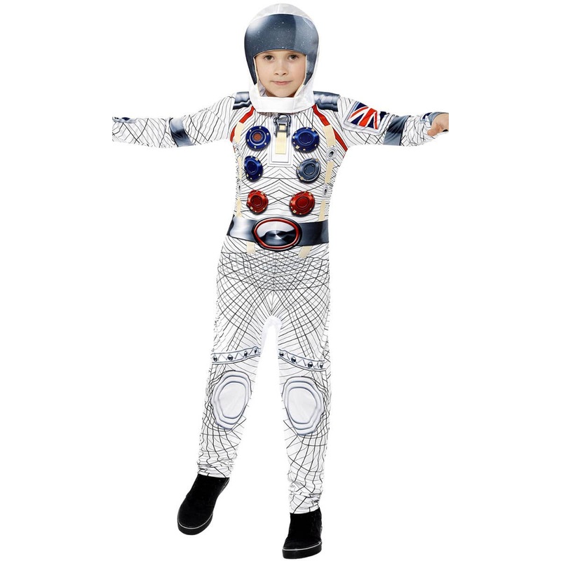 Deluxe Spaceman Boys Astronaut Fancy Dress Costume