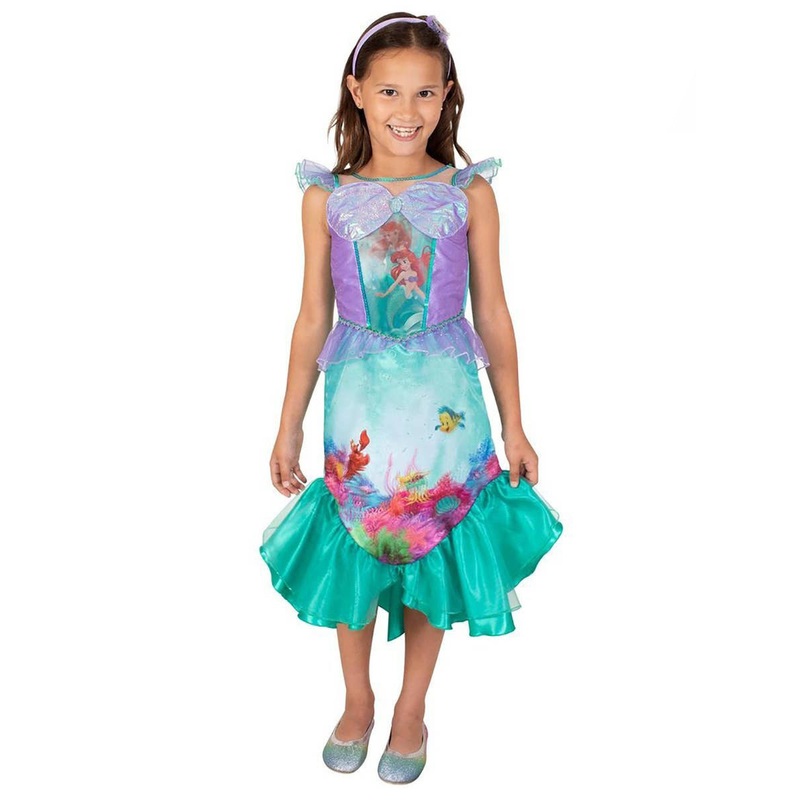 Disney Princess Ariel Girls Premium Dress Up Costume