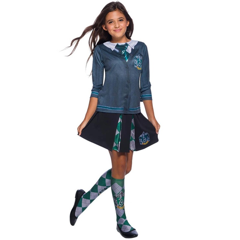 Hogwarts Slytherin Girls Harry Potter Costume Top
