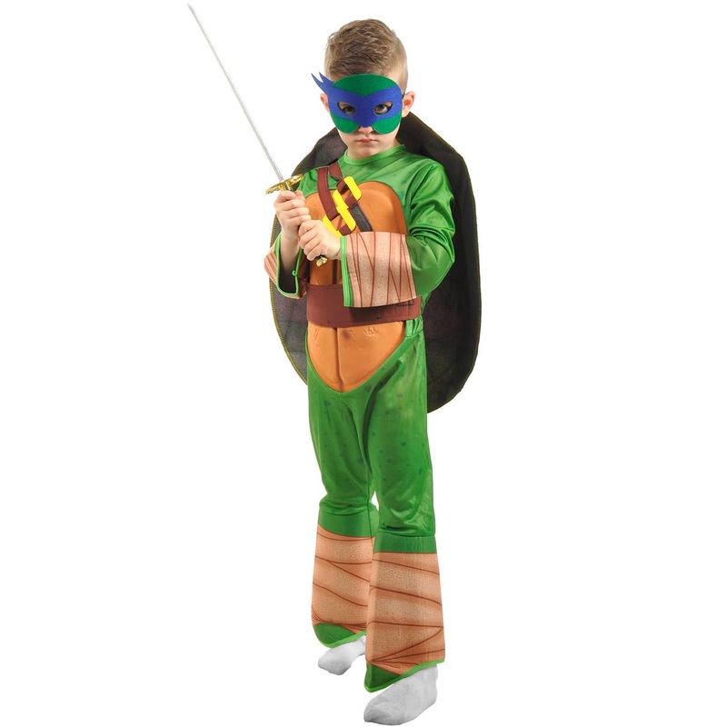 Karate Turtle Boys Blue Mask Dress Up Costume