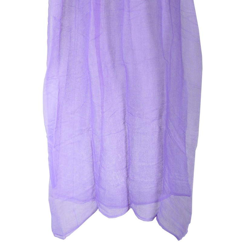 Large Purple Netted Gauze Halloween Decoration