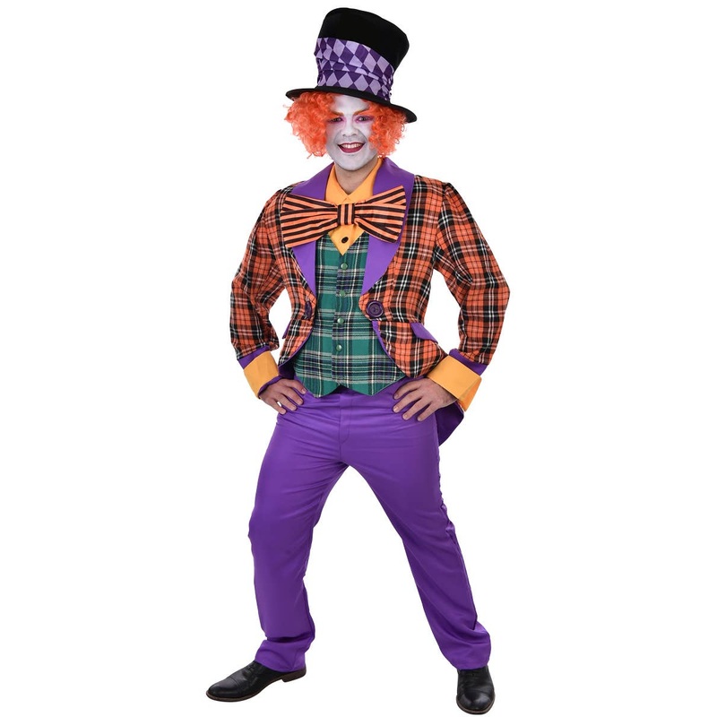 Mad Hatter Mens Wonderland Storybook Costume