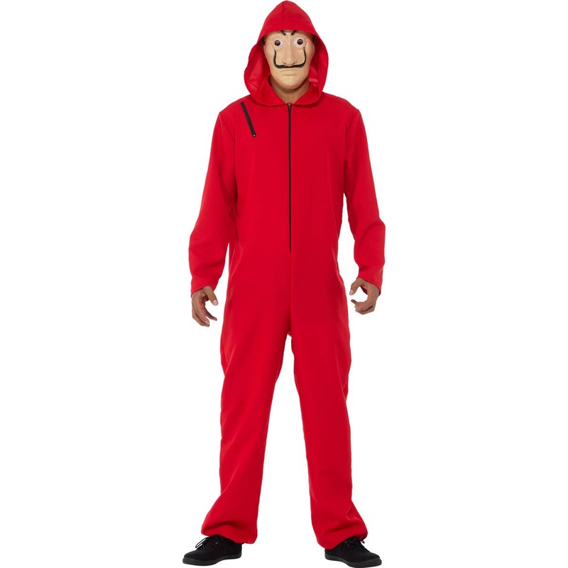 Money Heist Inspired Adults Costume Jumpsuit and Mask