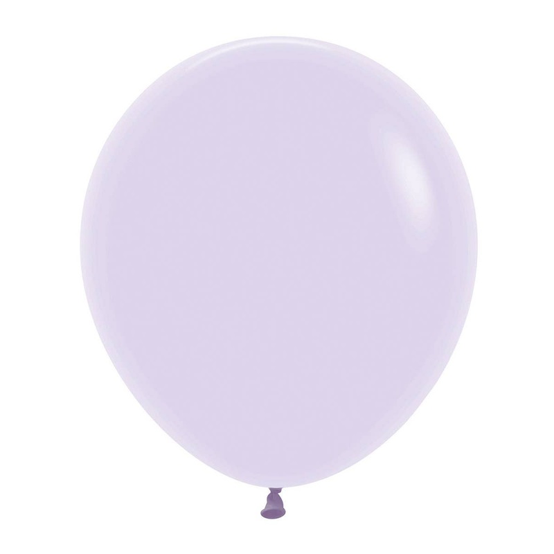 Pastel Matte Lilac 6 Pack 45cm Latex Balloons