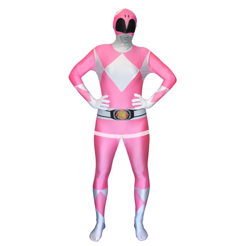 Pink Power Ranger Morphsuit Womens Costume