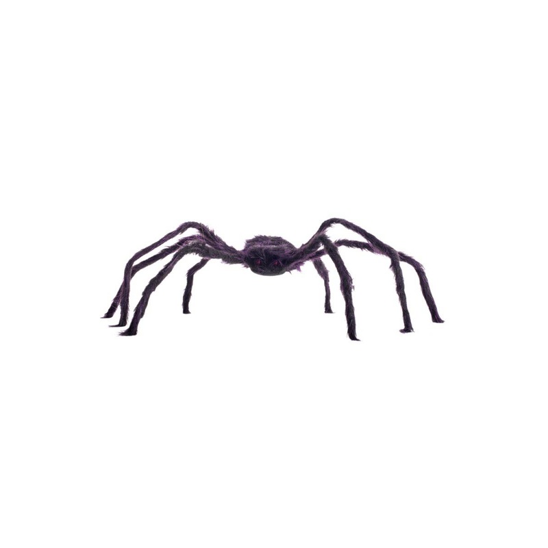 Posable Purple Spider Halloween Decoration