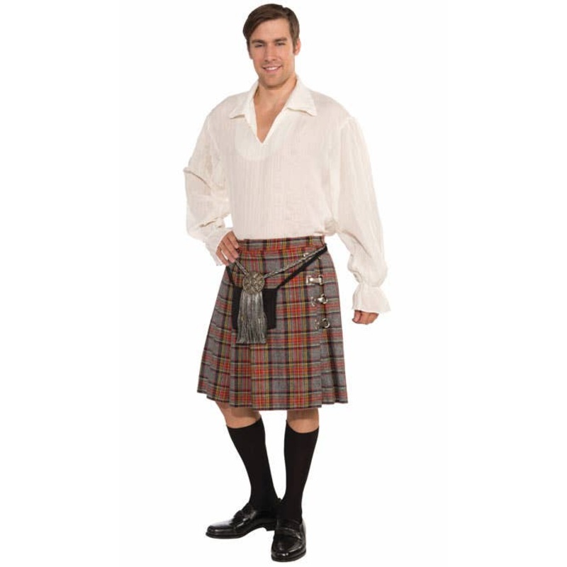 Scottish Kilt and Shirt Costume