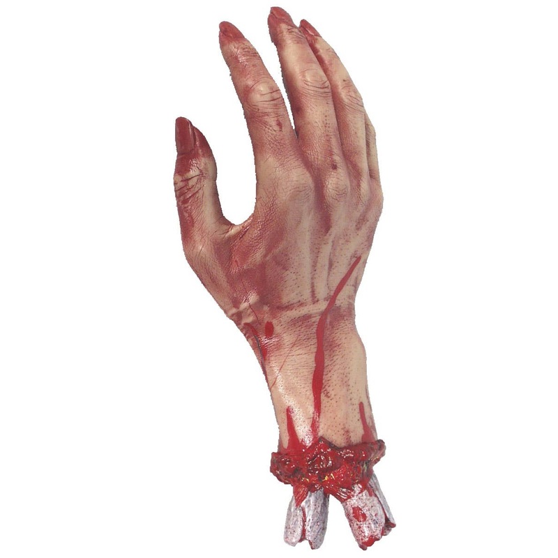Severed Gory Hand Halloween Horror Prop