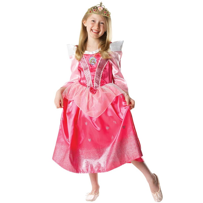 Sleeping Beauty Girls Glitter Disney Princess Costume