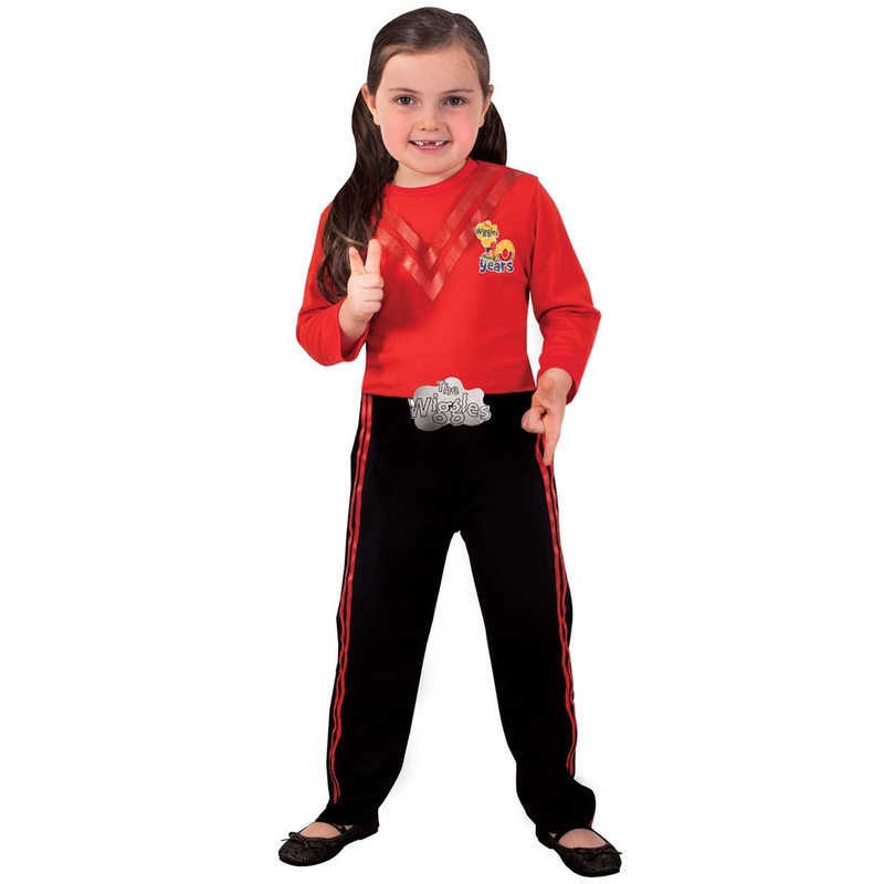 The Wiggles 30th Anniversary Girls Red Wiggle Costume