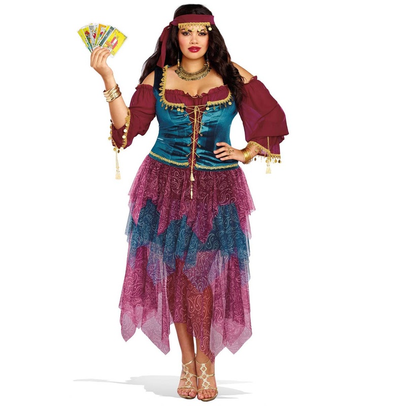 Travelling Gypsy Deluxe Womens Plus Size Costume