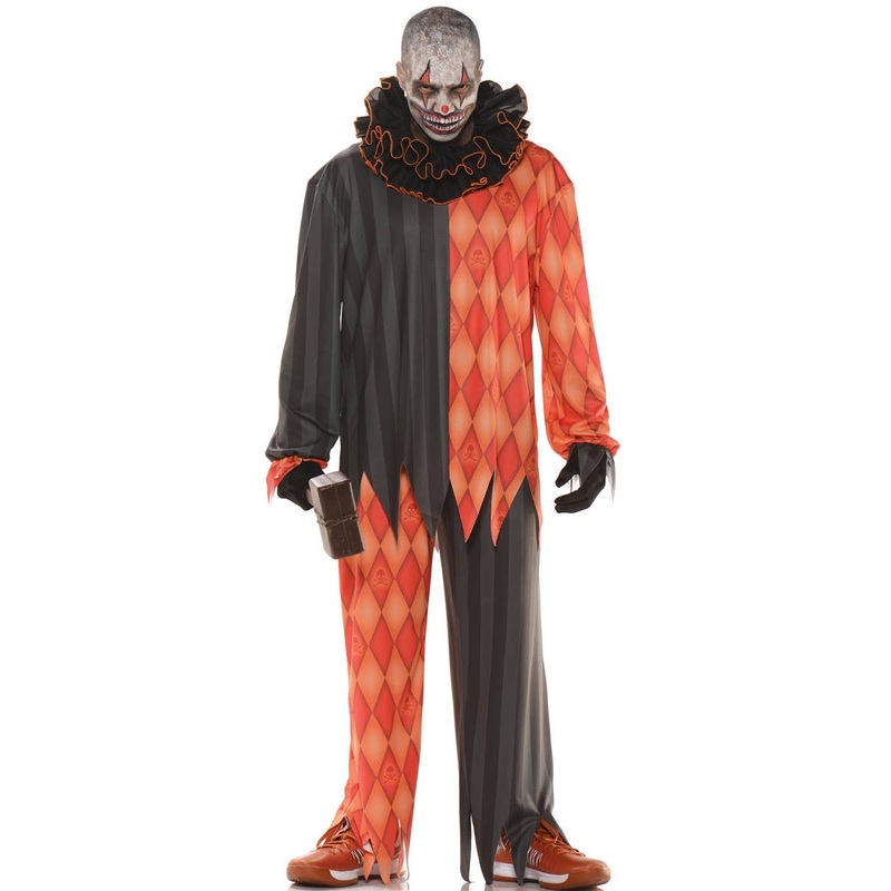 Twisted Evil Clown Mens Halloween Costume