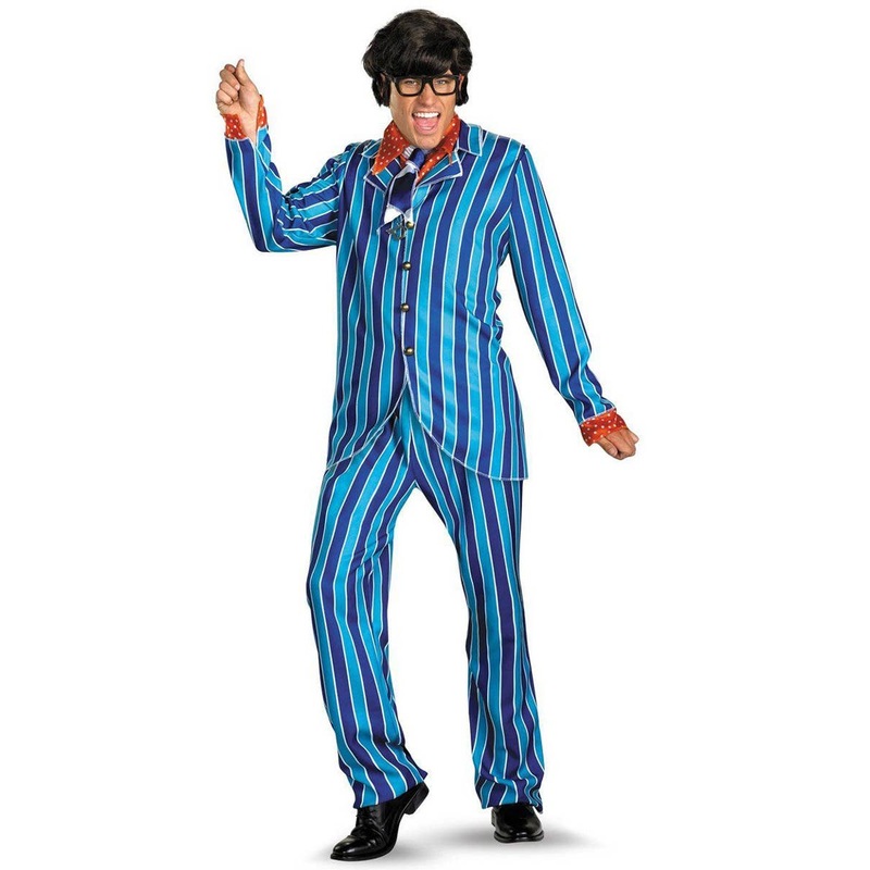 Austin Powers Striped Mens Movie Costume