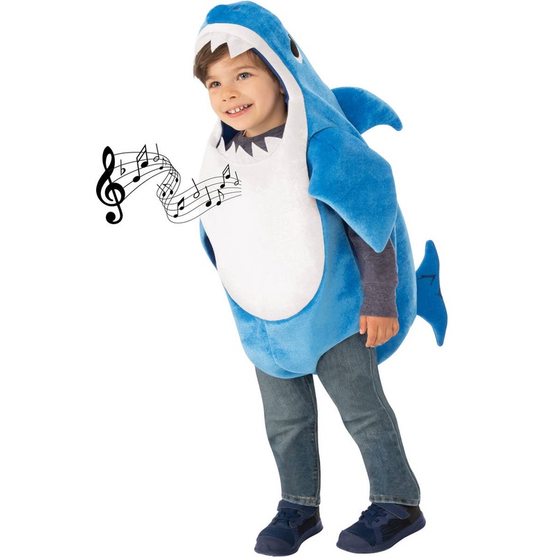 Baby Shark Song Blue Daddy Shark Toddler Boys Costume