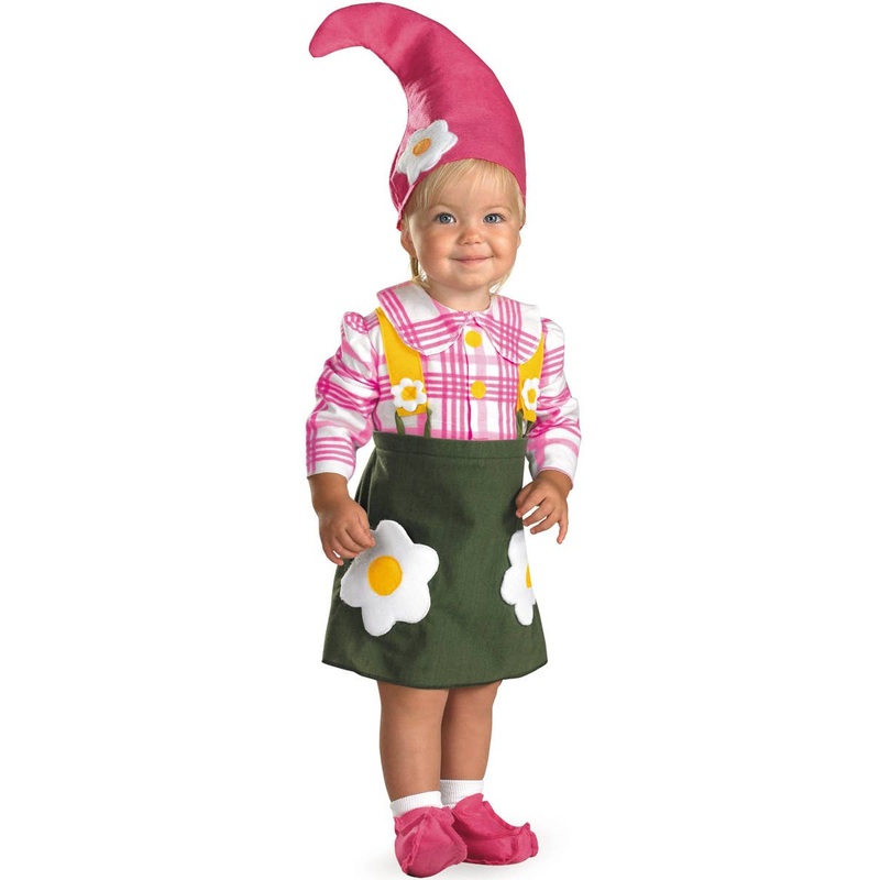 Flower Garden Gnome Infant Girls Costume