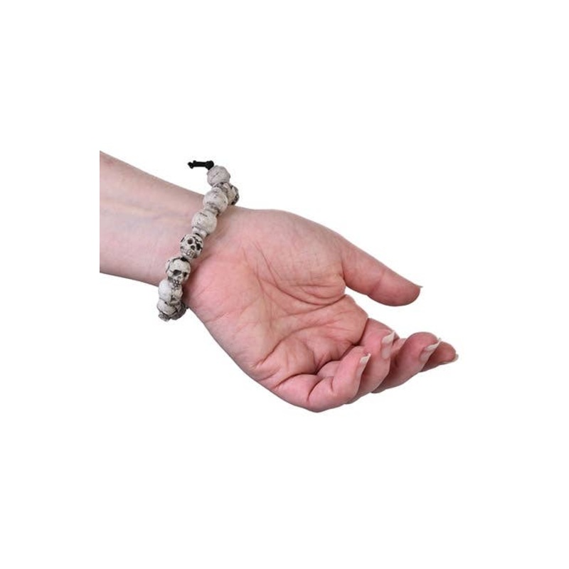 Gothic Skulls Bracelet Halloween Costume Accessory