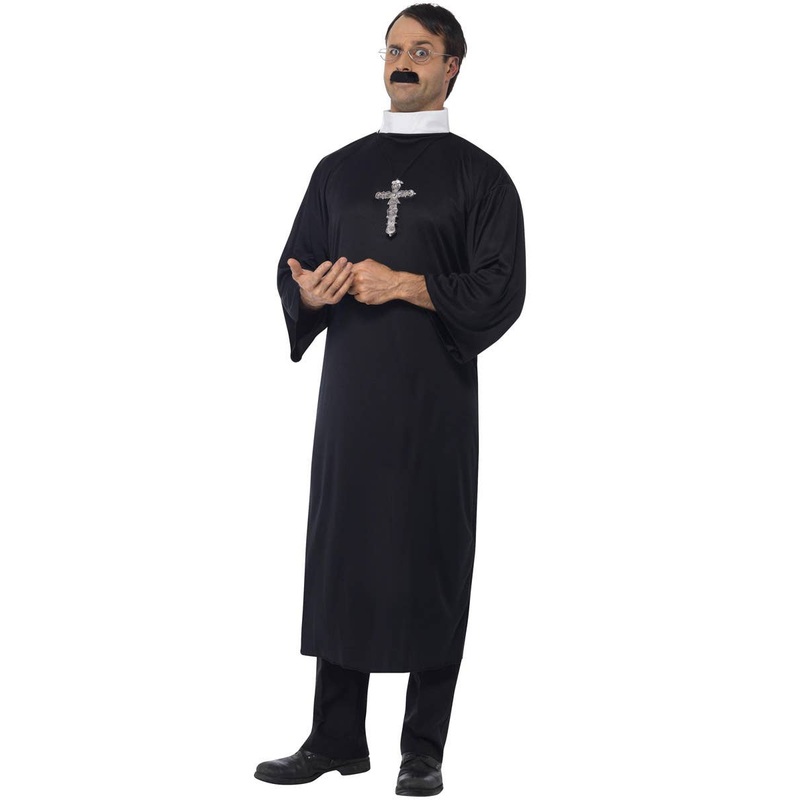 Holy Preacher Mens Plus Size Religious Priest Costume