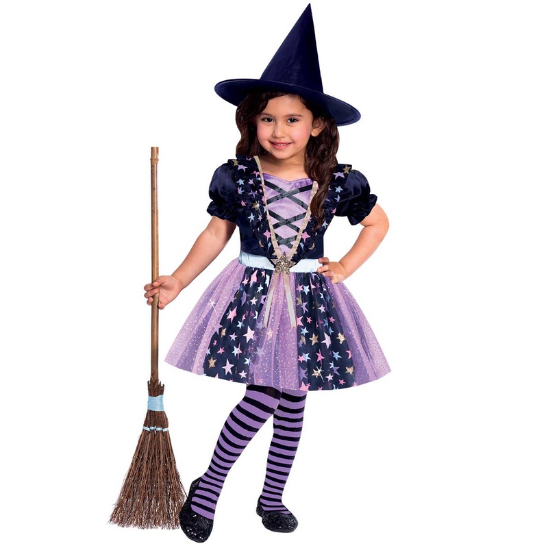 Midnight Witch Toddler Girls Halloween Costume