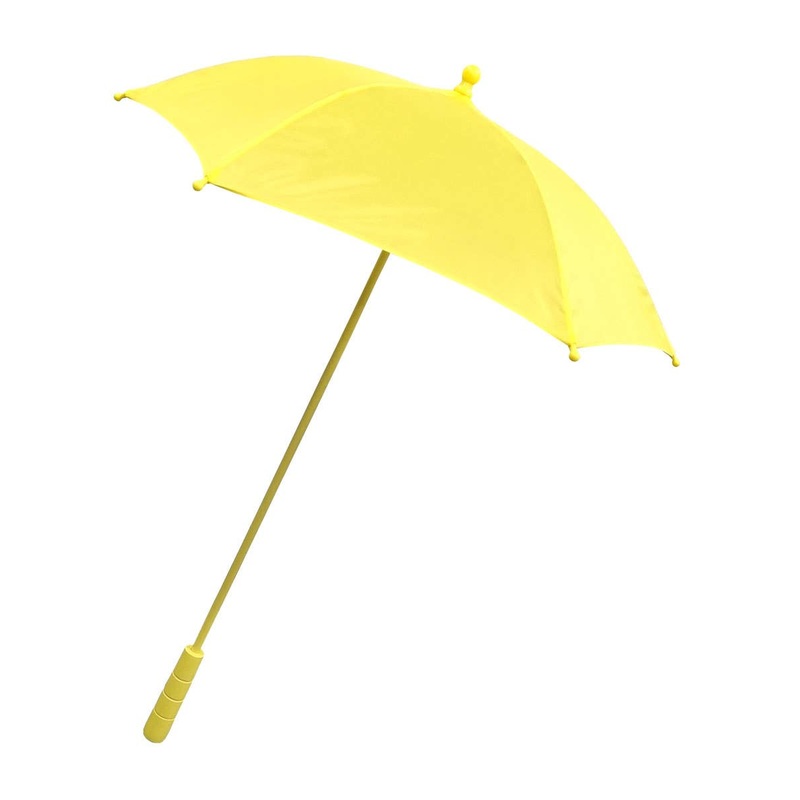 Nylon Yellow Parasol Costume Accessory