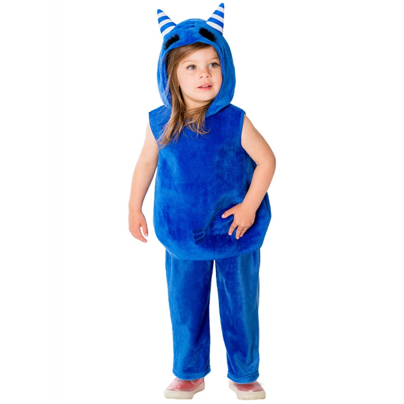 Oddbods Girls Pogo Blue Monster Costume