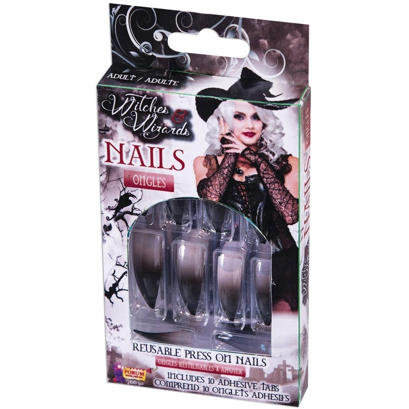 Ombre Pointed Witch Stick On Nails