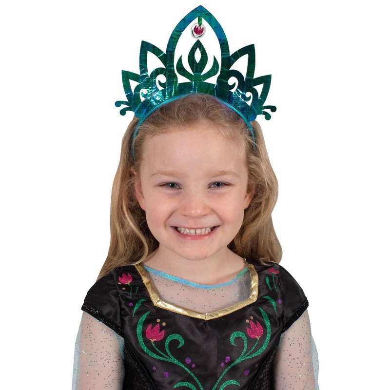 Princess Anna Girls Disney Frozen Iridescent Costume Tiara