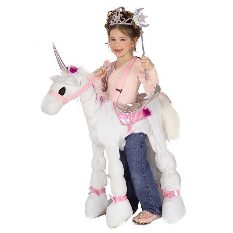 Ride-A-Unicorn Girls Dress Up Costume