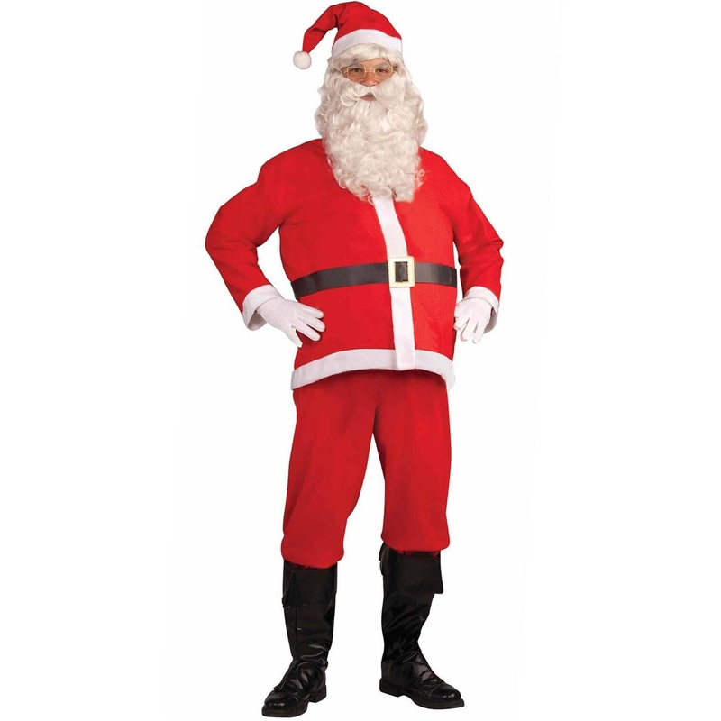 Santa Claus Mens Christmas Fancy Dress Costume