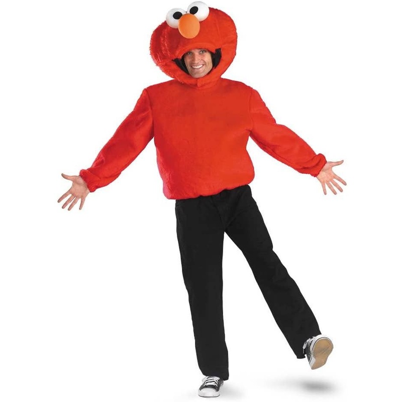 Sesame Street Mens Elmo Fancy Dress Costume