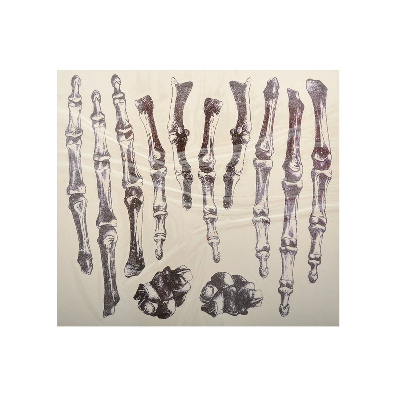 Skeleton Bones Halloween Temporary Tattoos